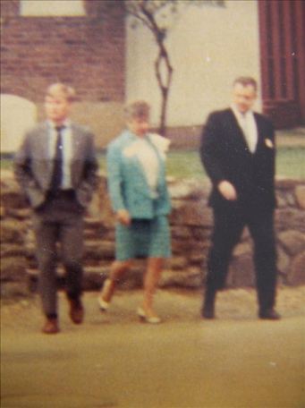 1968 Parents Weekend, leaving Fraternity House at Blacksburg, VA, Virginia Polytechnic Institute and State University