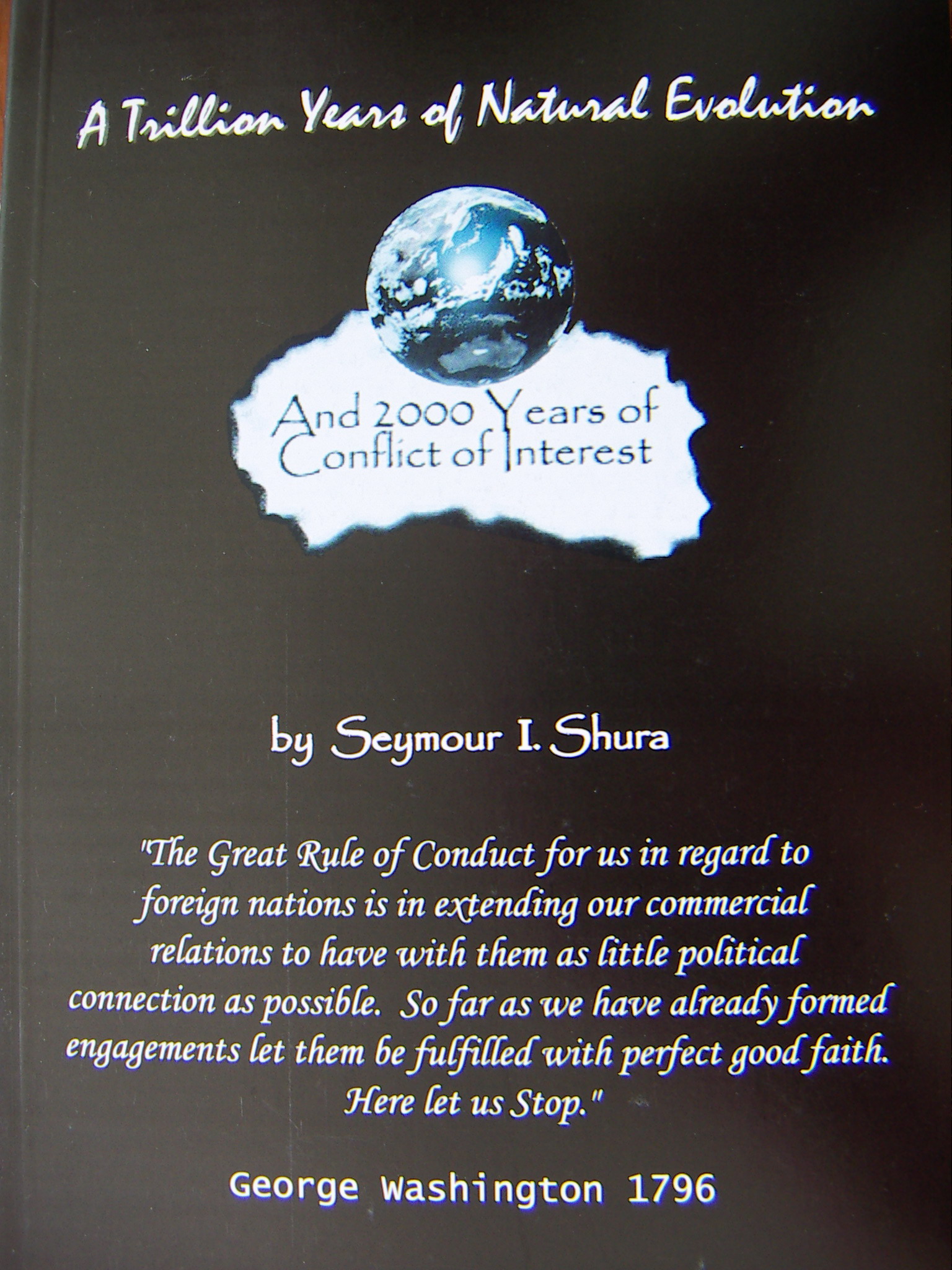 Frontcover of 'A Trillion Years of Natural Evolution and 2000 Years of Conflict of Interest'